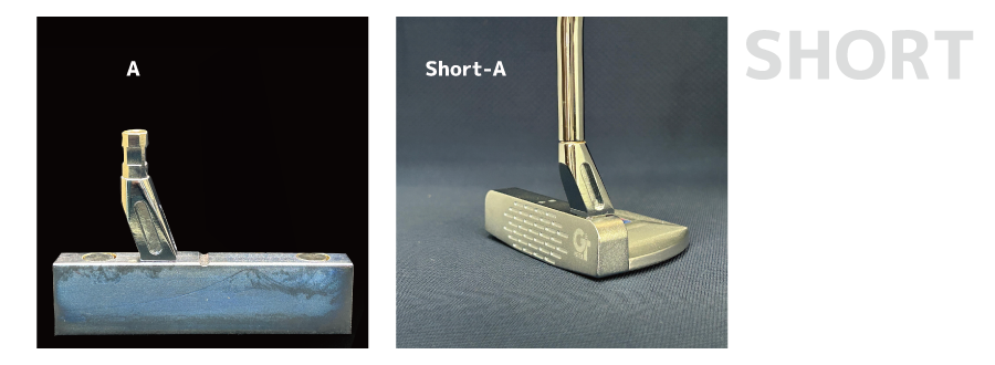 パターのネック形状